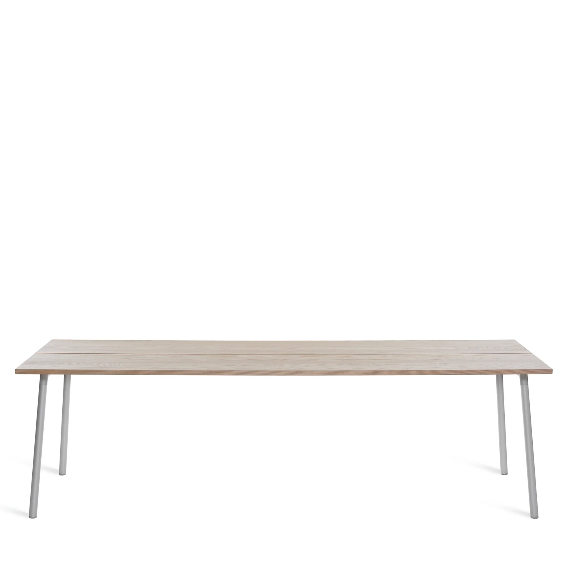 Table Run Emeco 244 cm frêne massif and aluminum — catalog view — design Sam Hecht & Kim Colin | Antifer