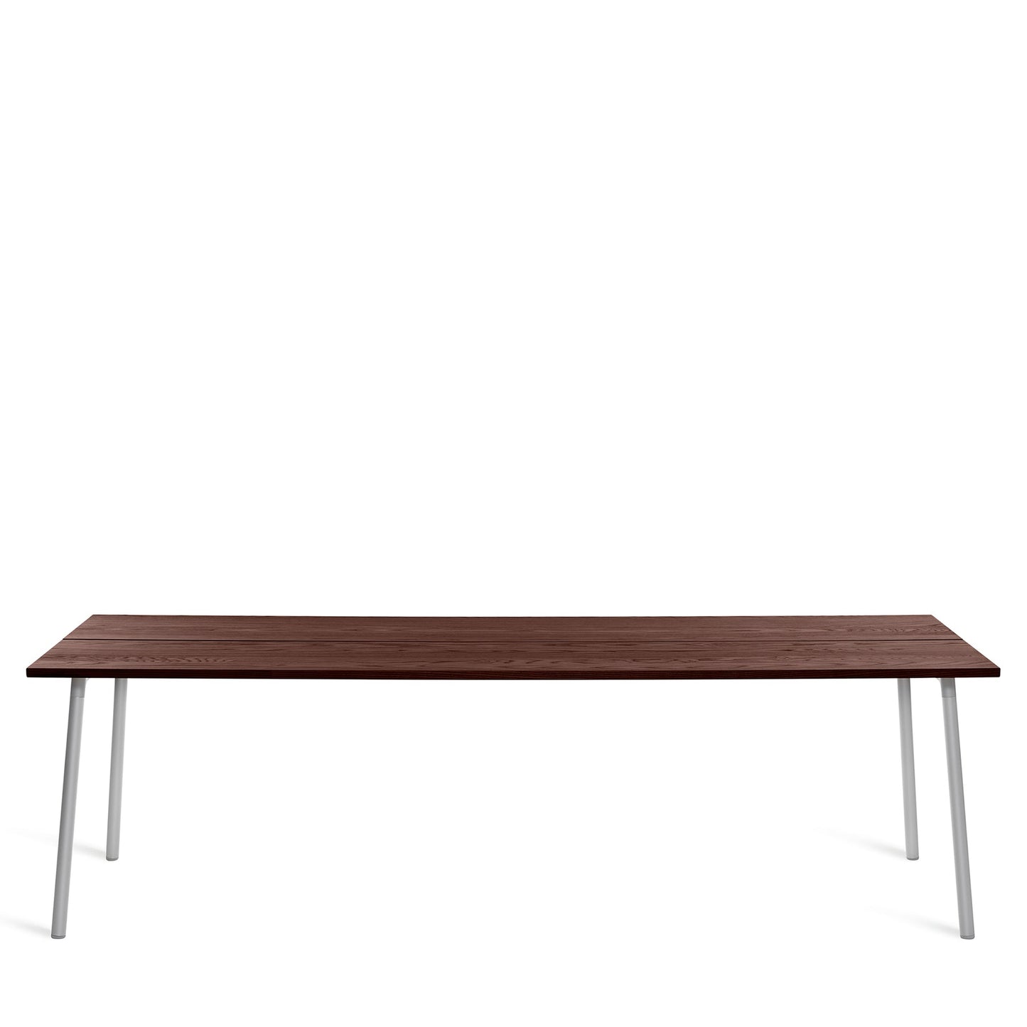 Table Emeco Run 244cm — Noyer, cadre aluminium