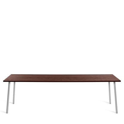 Table Emeco Run 244cm — Noyer, cadre aluminium