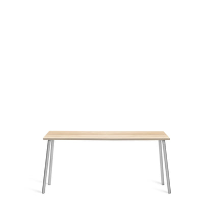 Table bureau Run Emeco design Sam Hecht & Kim Colin plateau longueur 168 cm . Accoya pour l'extérieur