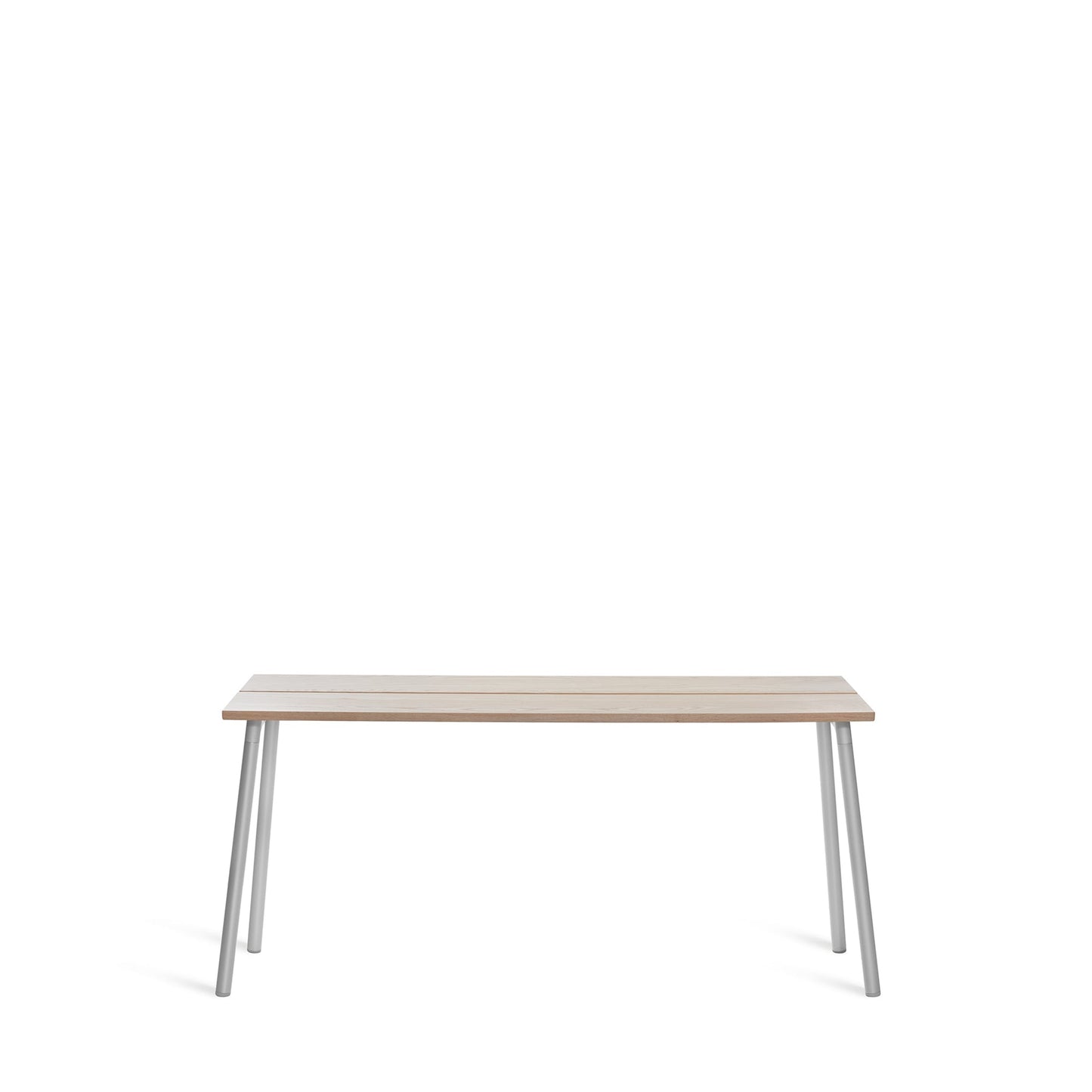 Run Side Table 168cm — Frêne, cadre aluminium
