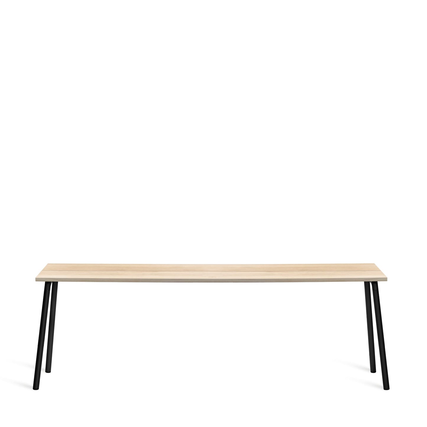 Run Side Table 229cm — Accoya, cadre noir