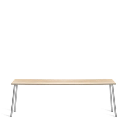 Table bureau Run Emeco design Sam Hecht & Kim Colin plateau longueur 229 cm . Accoya pour l'extérieur