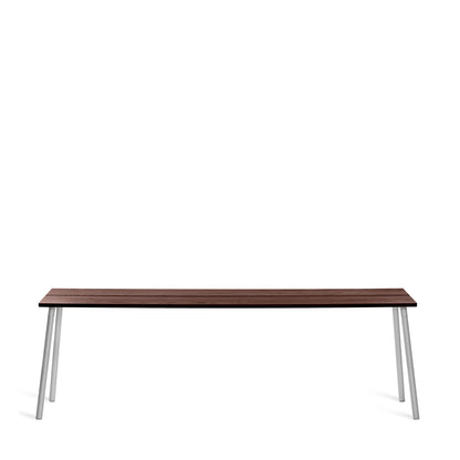 Table bureau Run Emeco design Sam Hecht & Kim Colin plateau longueur 229 cm . Noyer