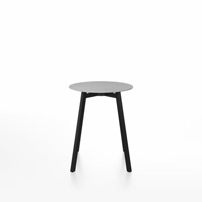Table SU Café — Aluminium, cadre noir