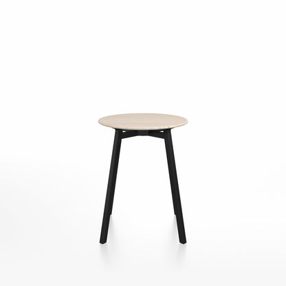 Table SU Café — Frêne, cadre noir