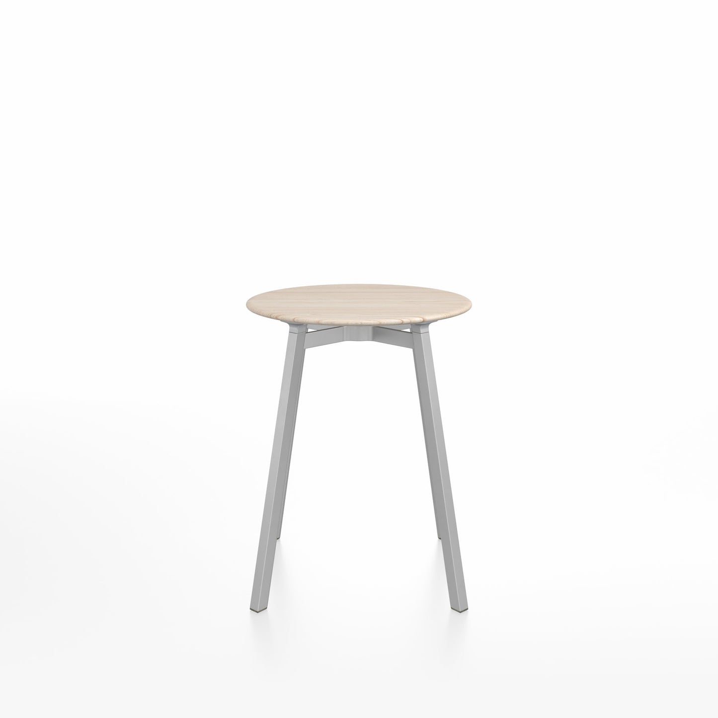 Table SU Café — Frêne, cadre aluminium