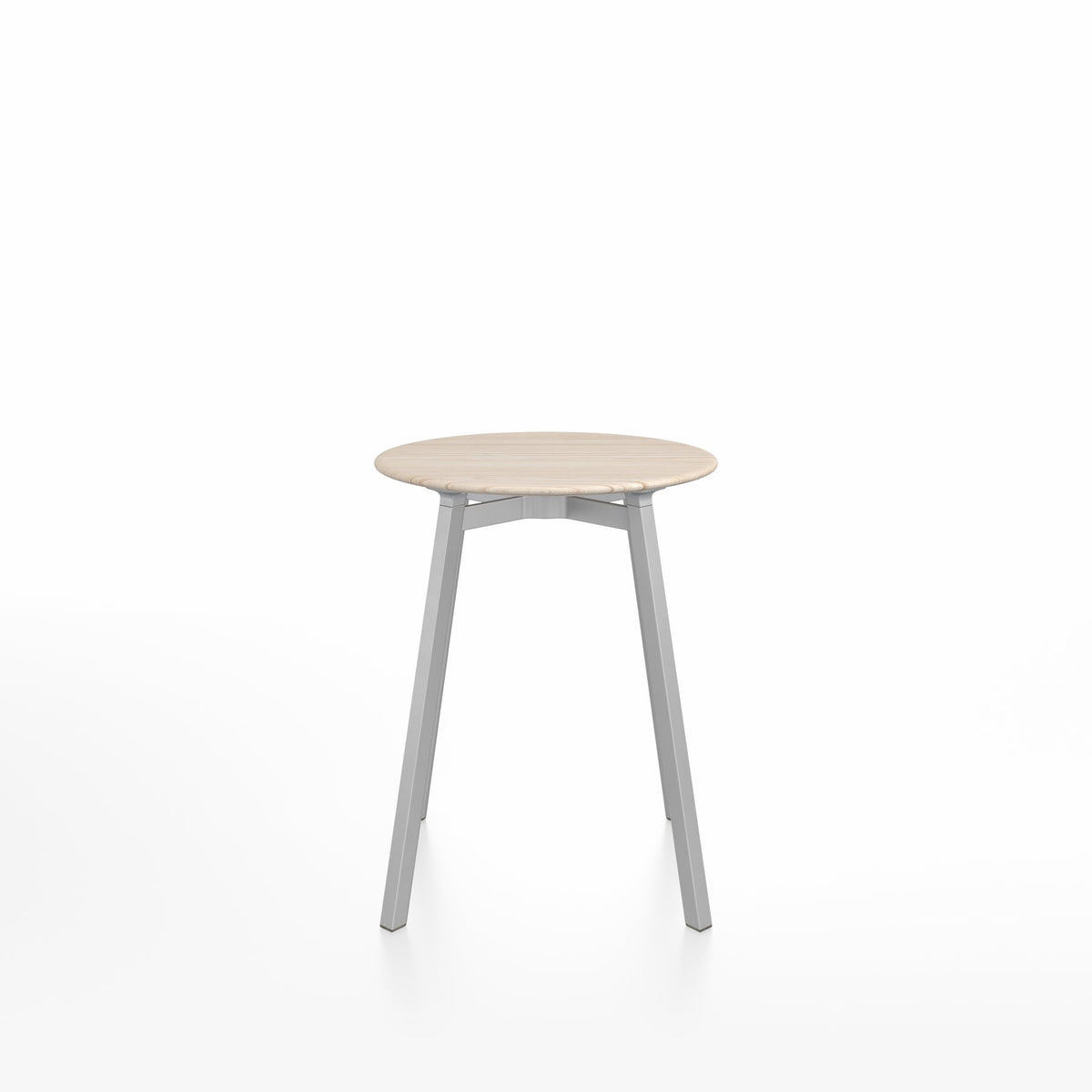 Table SU Café — Frêne, cadre aluminium