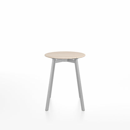 Table SU Café — Frêne, cadre aluminium