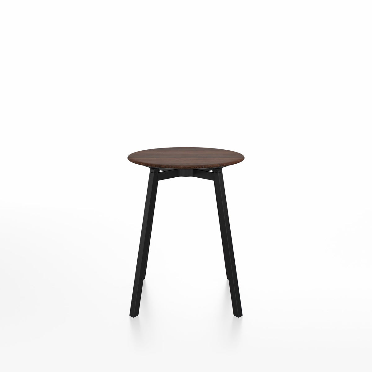 Table SU Café — Noyer, cadre noir