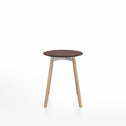 Table SU Café — Noyer, cadre chêne