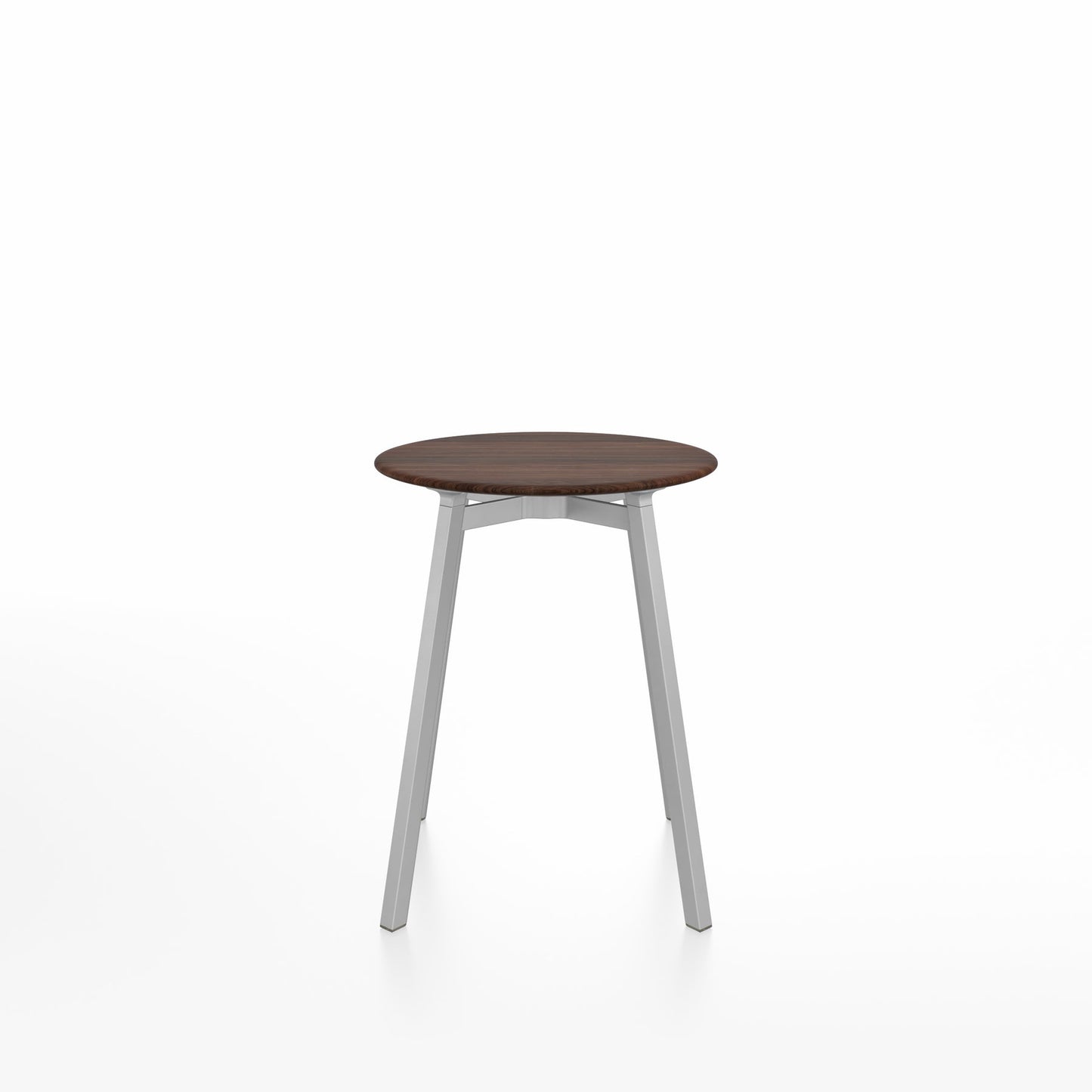 Table SU Café — Noyer, cadre aluminium