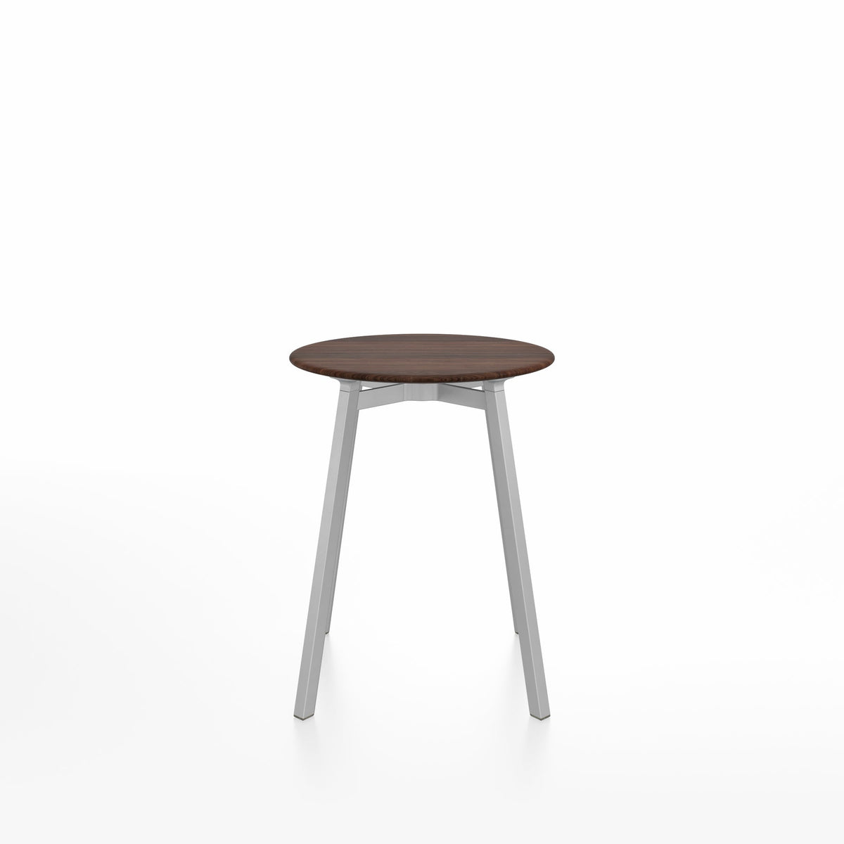 Table SU Café — Noyer, cadre aluminium