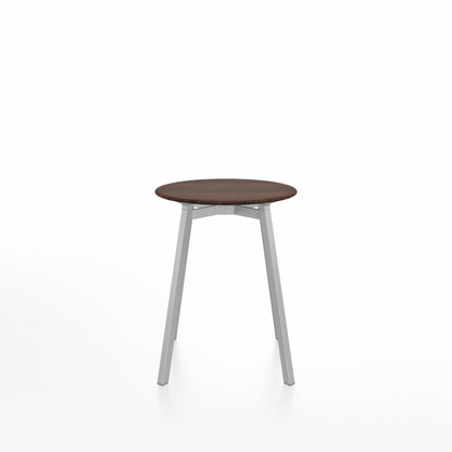 Table SU Café — Noyer, cadre aluminium
