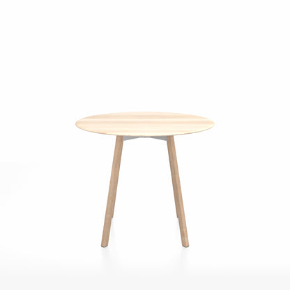 SU Café table 90 cm, chêne massif, plateau Accoya