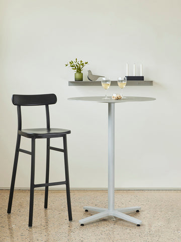 Table haute 2 Inch base étoile Emeco, hauteur bar, tabourets Utility | Antifer
