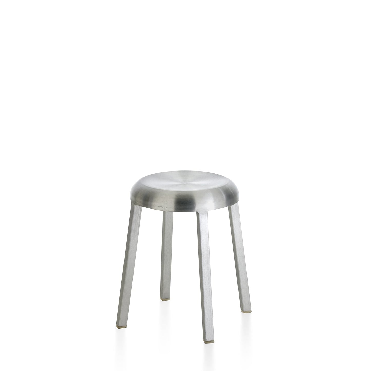 Tabouret Za 47,5 cm, aluminium brossé à la main — Emeco | Antifer