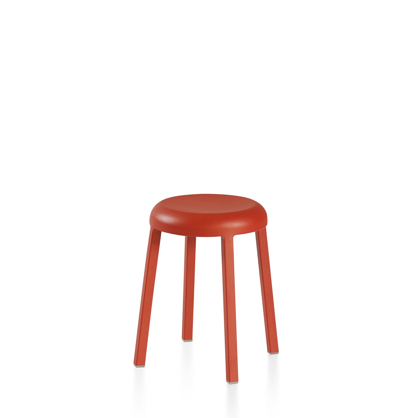 Tabouret Za 47,5 cm, orange corail — Emeco | Antifer