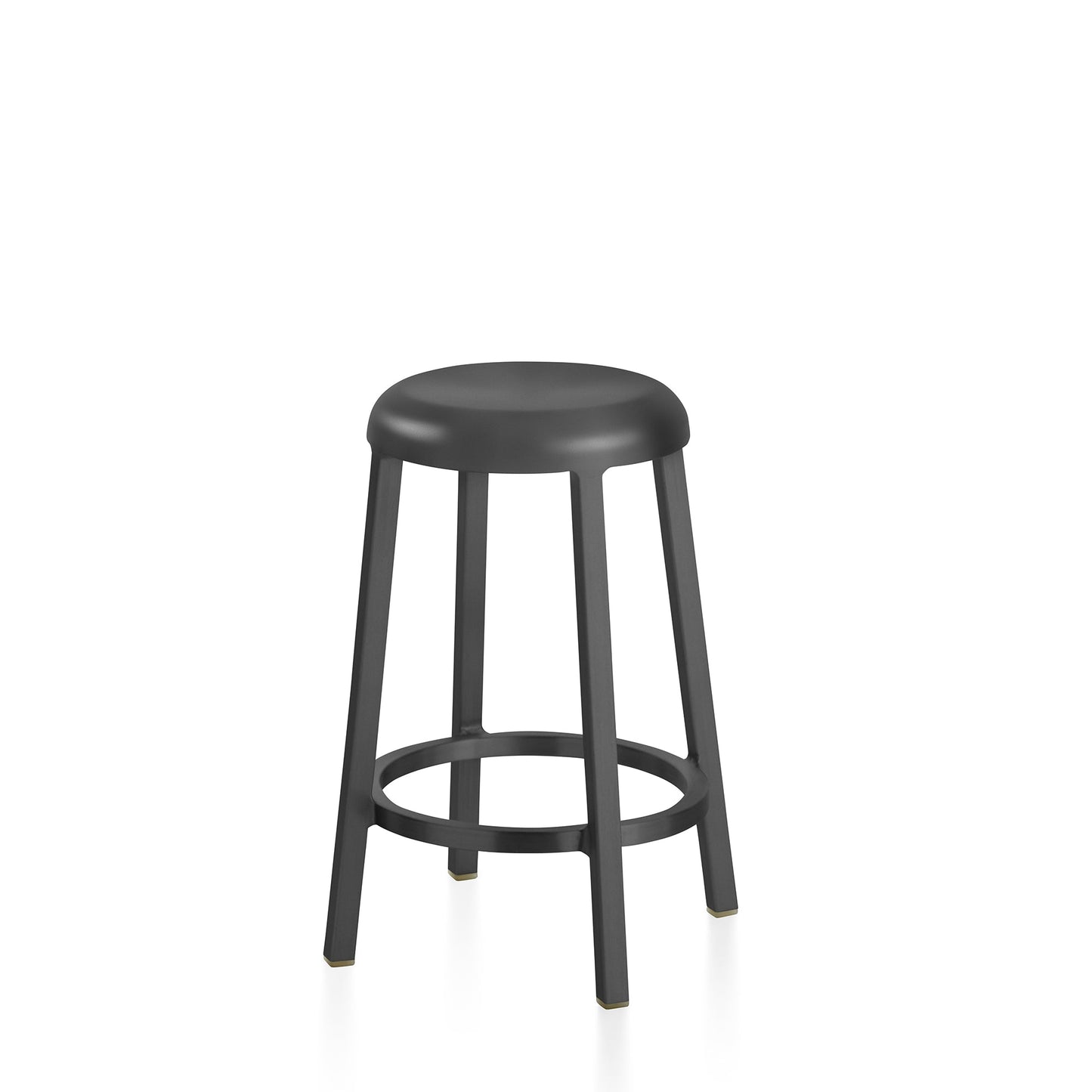 Tabouret Za comptoir 63,5 cm, gris foncé — Emeco | Antifer