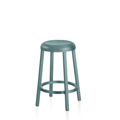 Tabouret Za comptoir 63,5 cm, bleu clair — Emeco | Antifer