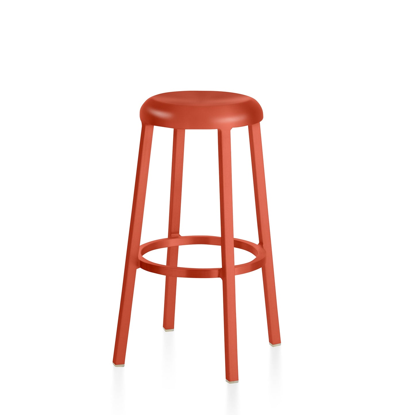 Tabouret Za bar 76 cm, orange corail — Emeco | Antifer