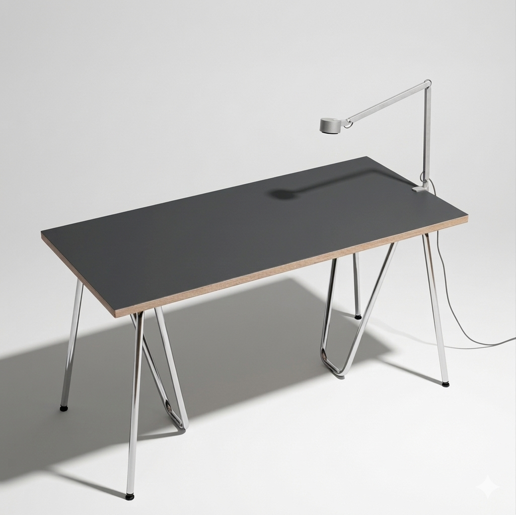 Table top linoleum slate colour - matte finish | Antifer