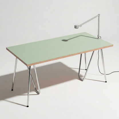 Table top linoleum charcoal colour - deep finish | Antifer