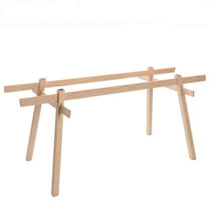 Piètement Stand Frêne Massif Vue 3 4