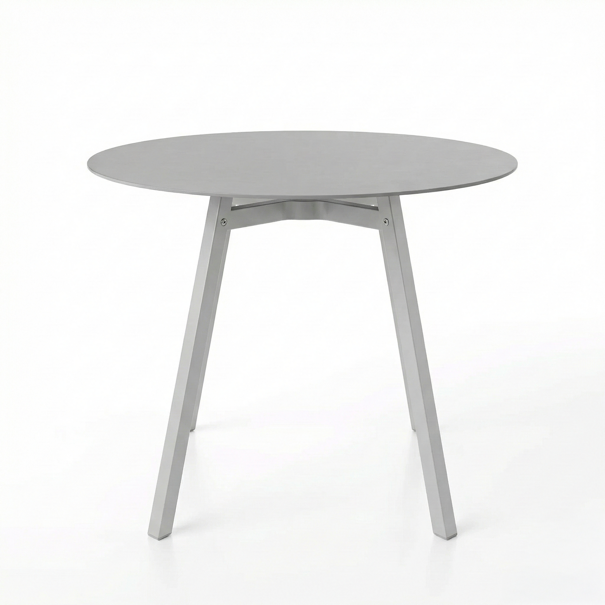 Table de café Su Emeco design Nendo. Plateau aluminum & pieds en aluminium