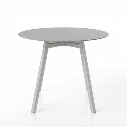 Table de café Su Emeco design Nendo. Plateau aluminum & pieds en aluminium