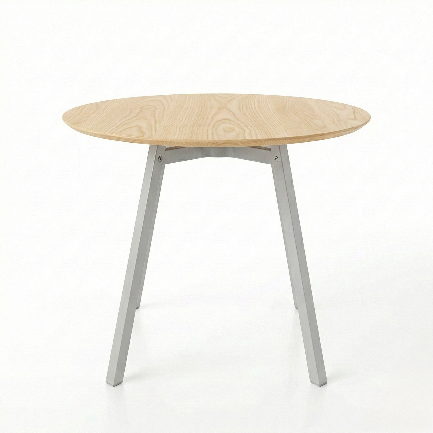 Table de café Su Emeco design Nendo. Plateau frêne & pieds en aluminium