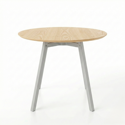 Table de café Su Emeco design Nendo. Plateau frêne & pieds en aluminium