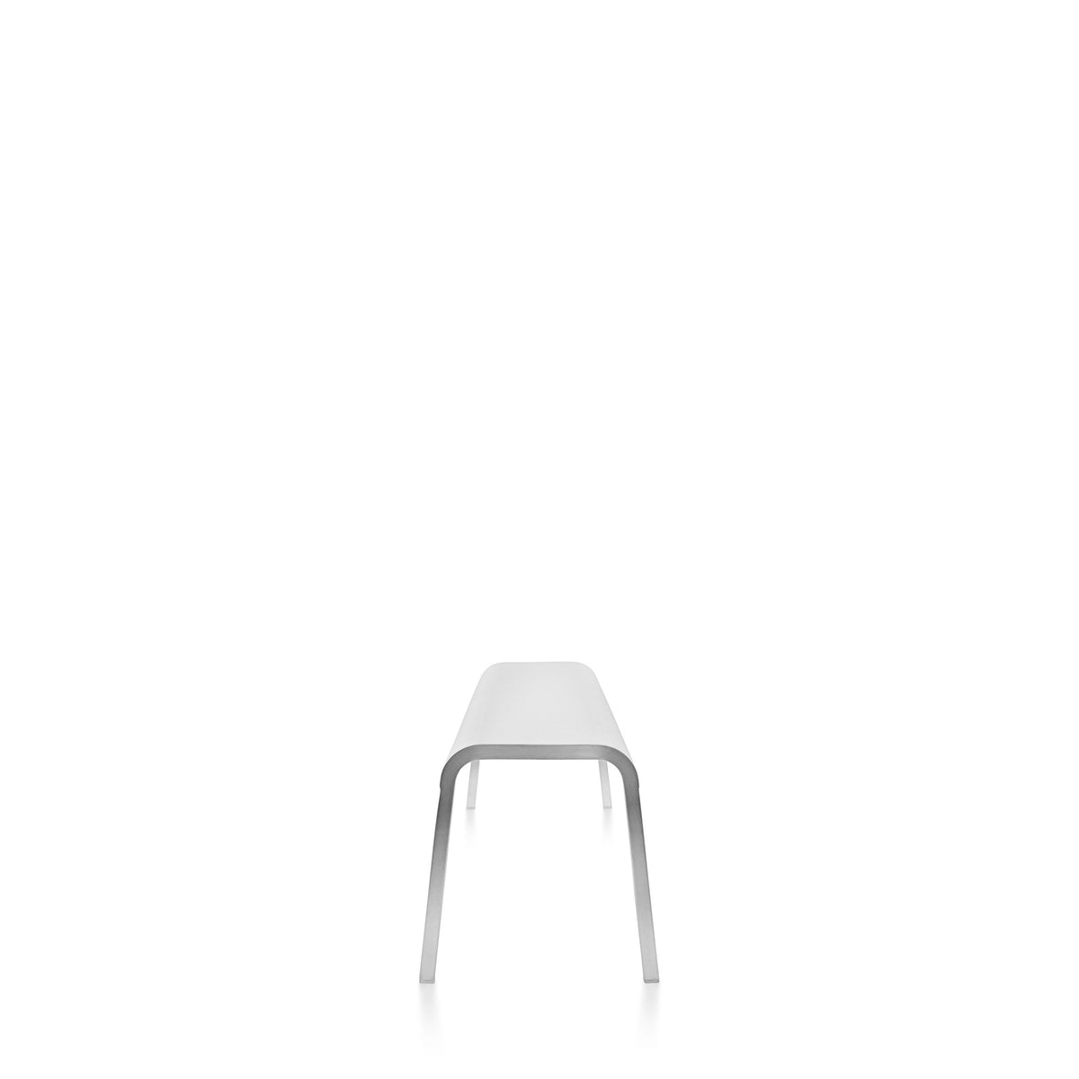 Emeco ZaZa bench 183 cm (72″), side view