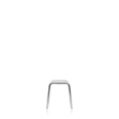 Emeco ZaZa bench 38 cm (15″), side view