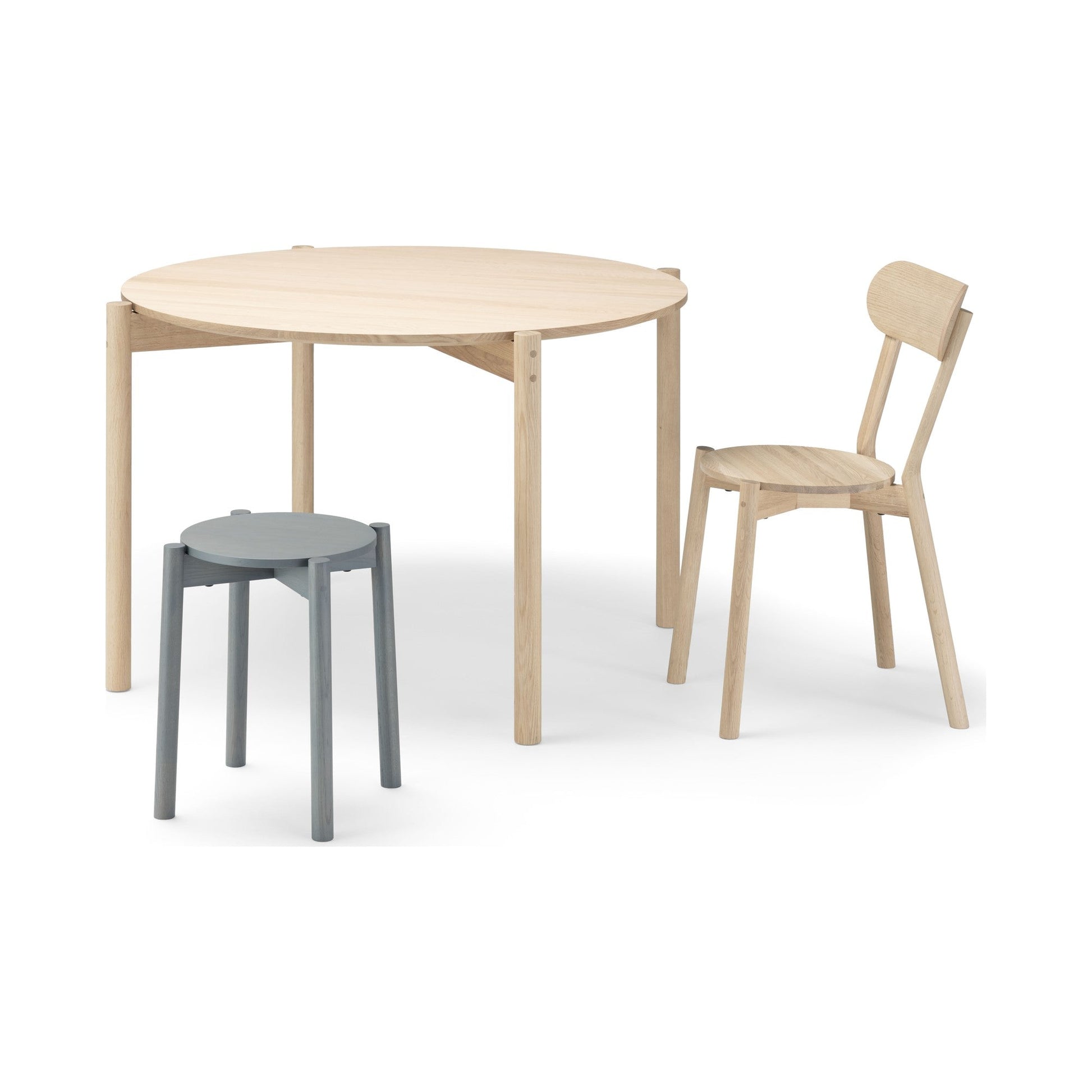Castor Table Round 85 — Karimoku New Standard