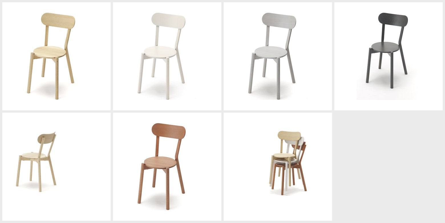 castor-chair mixed — Karimoku New Standard