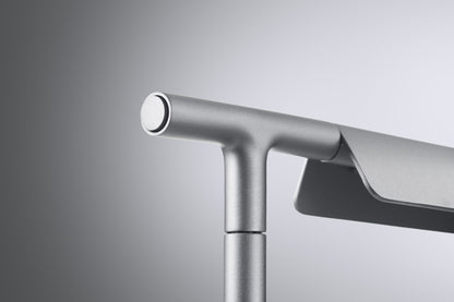 Détail de la tête de la lampe V w263 en aluminium