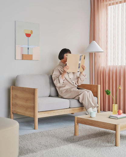 castor sofa en situation — Karimoku New Standard