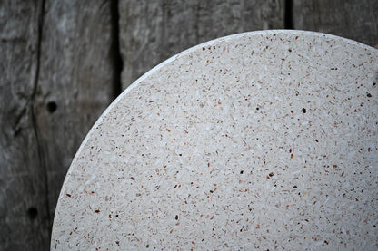 Plateau de Table Terrazzo Marin - Coquillages Recyclés Ostrea