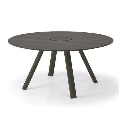 Spectrum Workstation Round ST 160 — Karimoku New Standard – Grain Matt Black