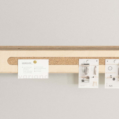 Rail mural Variand V02 with bande à épingles — bouleau — design Variand | Antifer