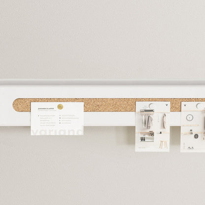 Rail mural Variand V02 with bande à épingles — white — design Variand | Antifer