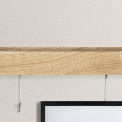 Rail mural Variand V03 with cimaise — chêne — design Variand | Antifer