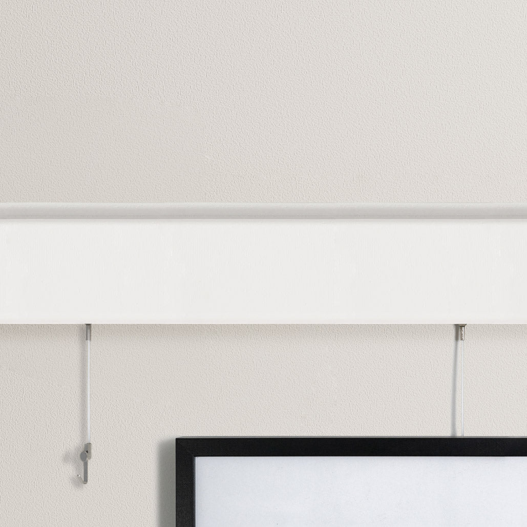 Rail mural Variand V03 with cimaise — white — design Variand | Antifer