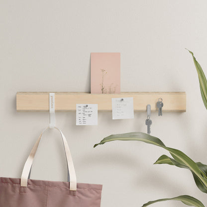 Variand V04 wall rail with magnets 60 cm — birch — Variand design | Antifer