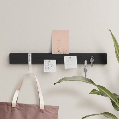 Variand V04 wall rail with magnets 60 cm — black — Variand design | Antifer