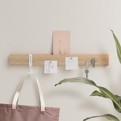 Variand V04 wall rail with magnets 60 cm — oak — Variand design | Antifer