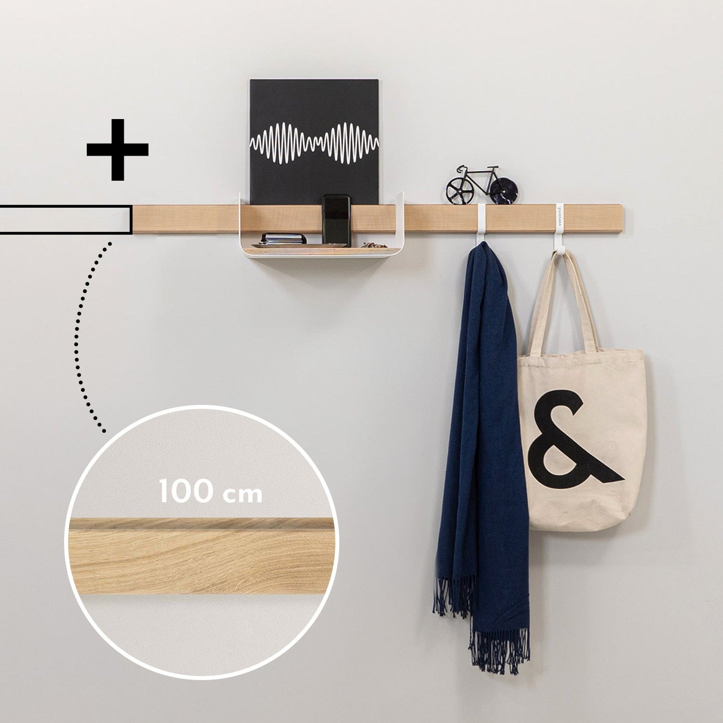 Vestiaire mural modular Variand E09 — storage entrée versatile | Antifer