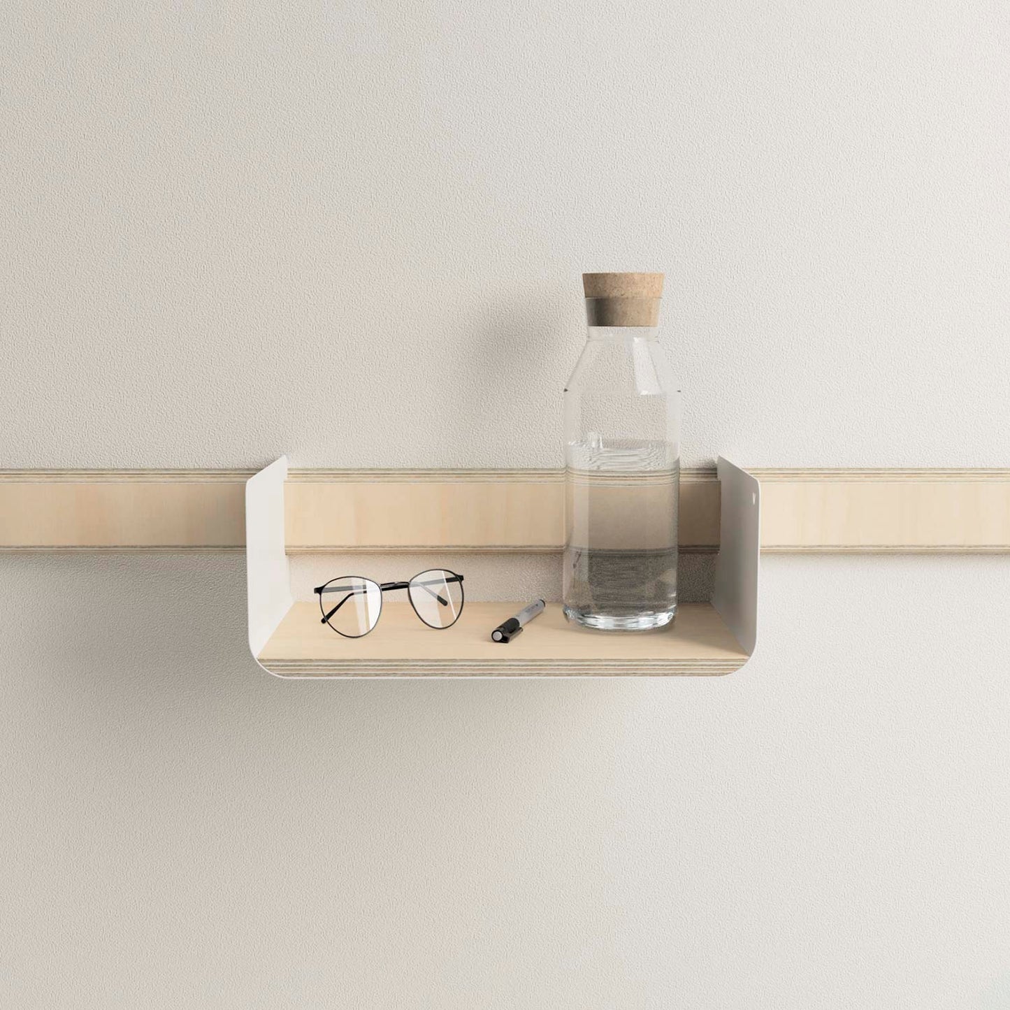Shelf murale minimalist Variand A01 S — storage mural design | Antifer