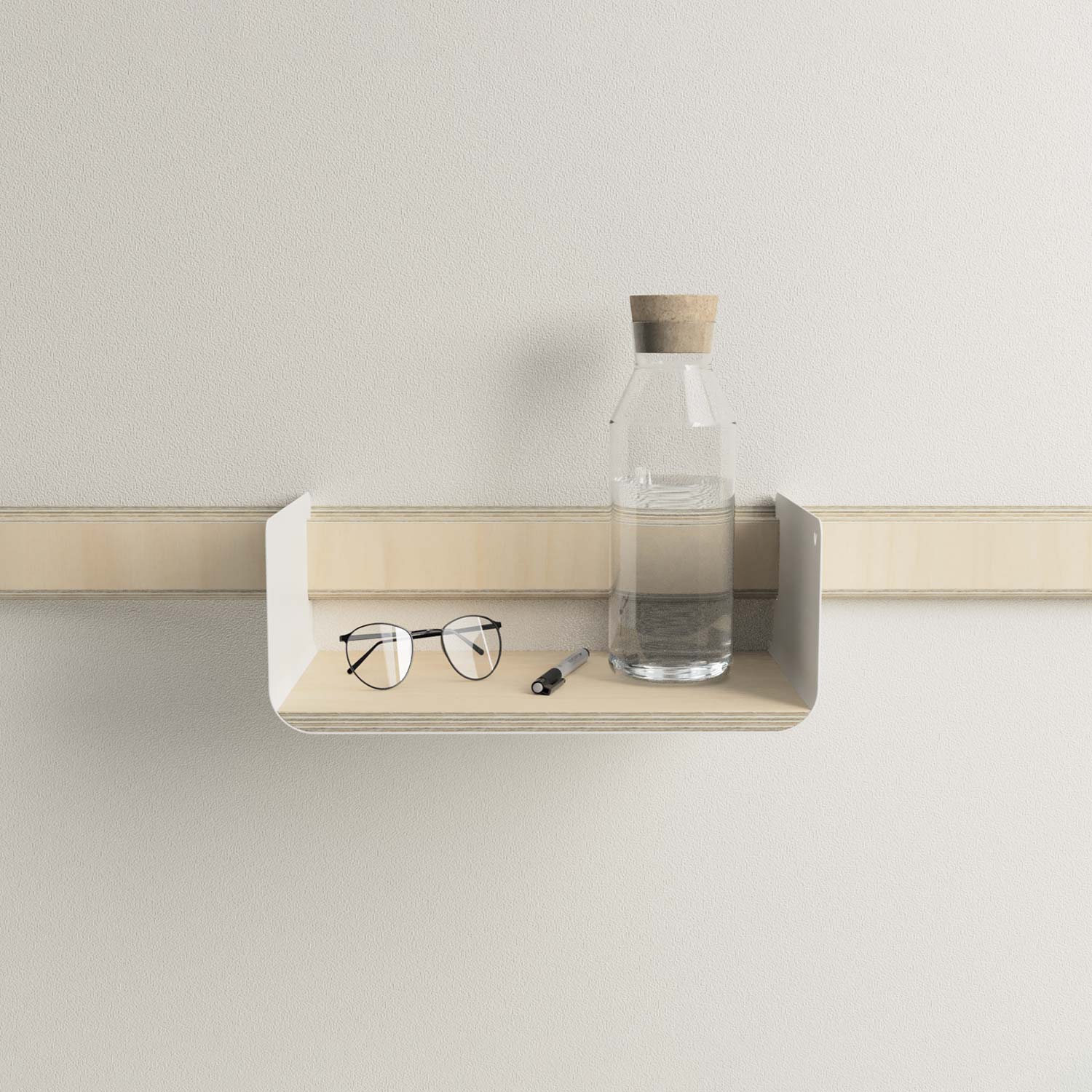 Shelf murale minimalist Variand A01 S — storage mural design | Antifer